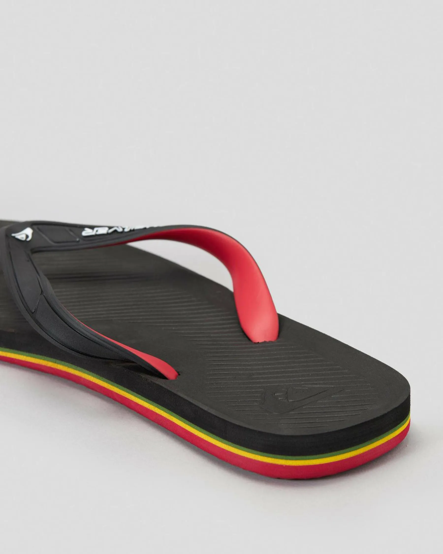 Flip Flops & Sandals*Quiksilver Haleiwa Thongs Black 3