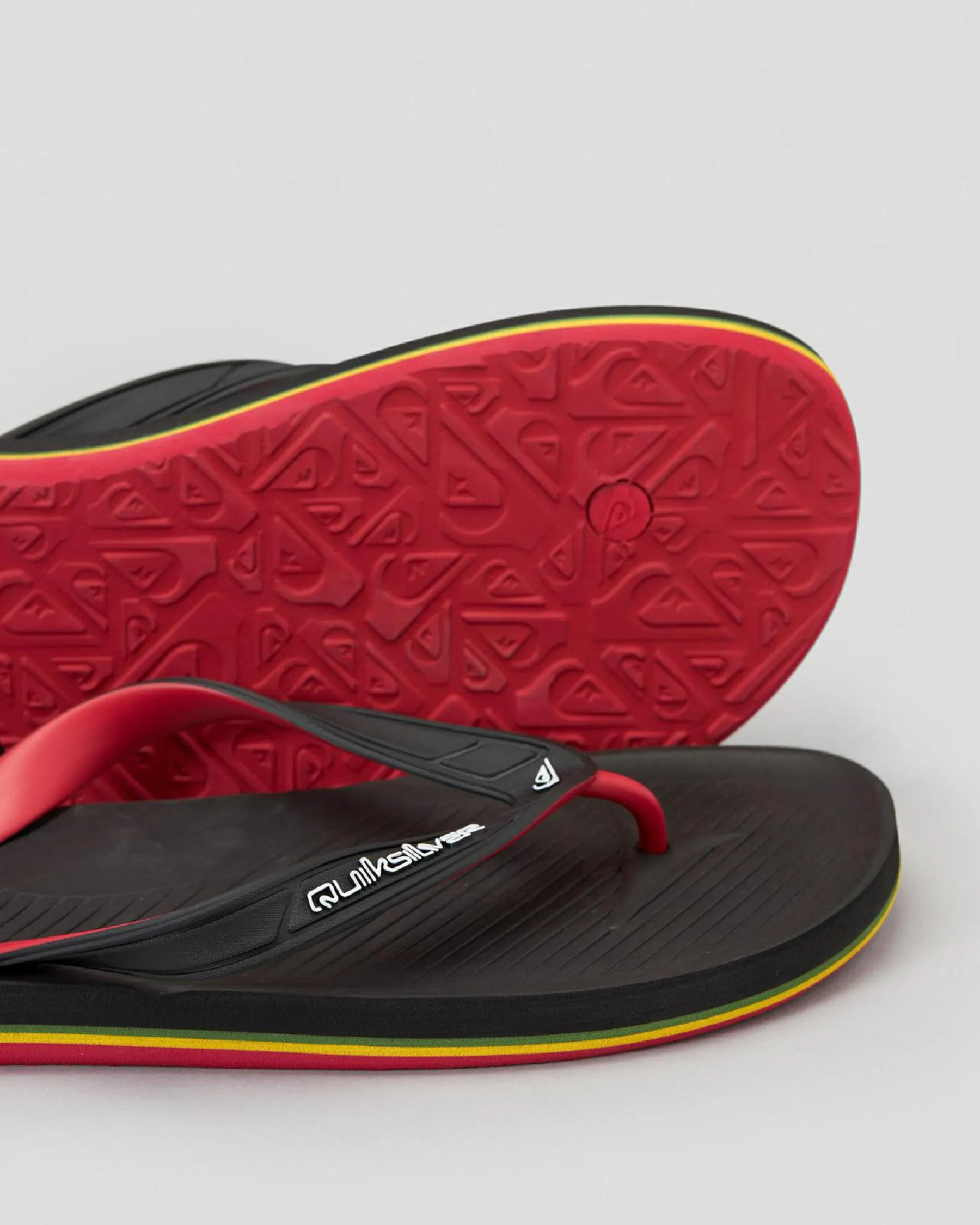 Flip Flops & Sandals*Quiksilver Haleiwa Thongs Black 3