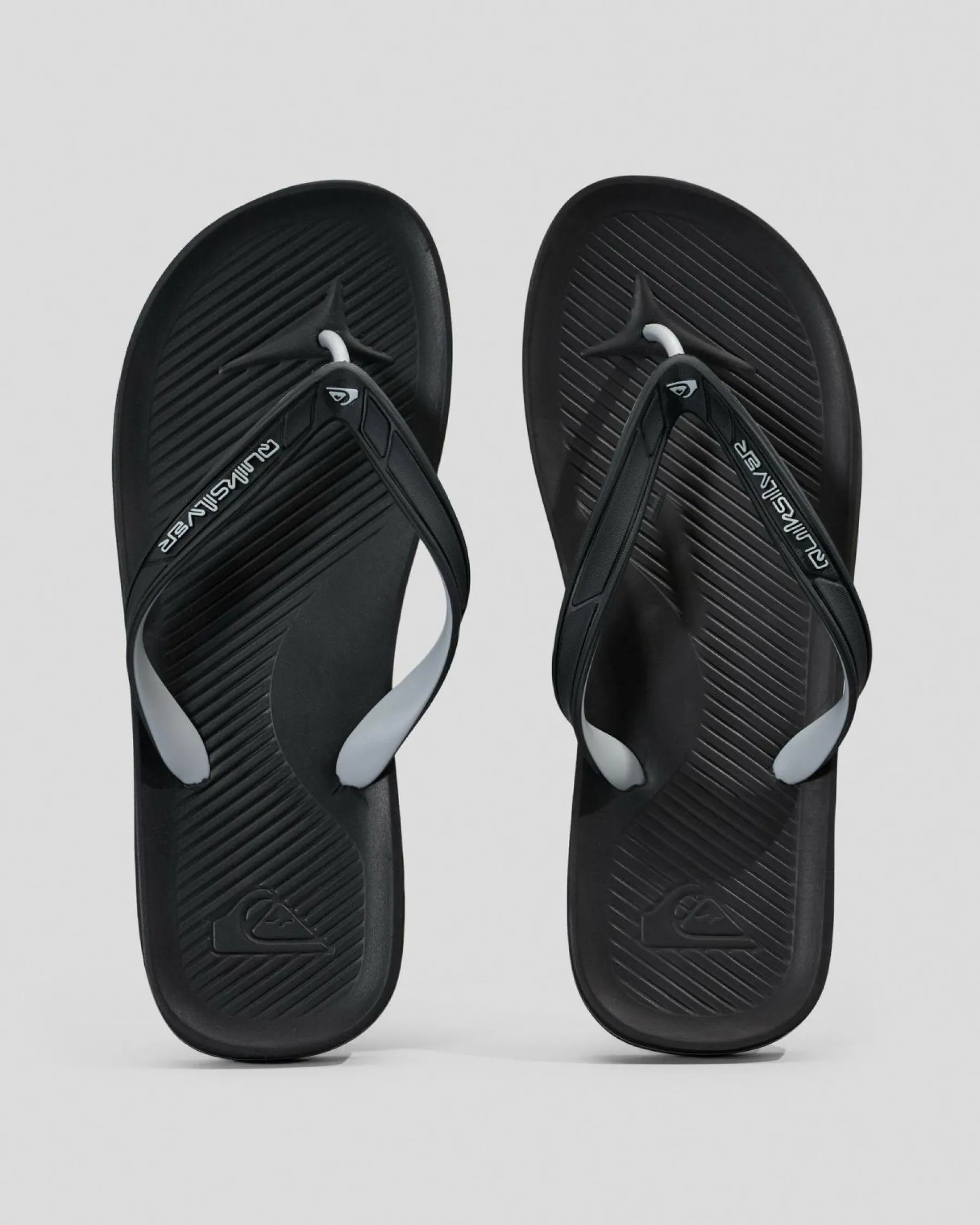 Flip Flops & Sandals*Quiksilver Haleiwa Thongs Black 1
