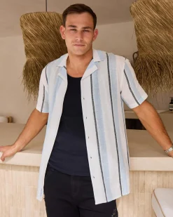 New Harbour Short Sleeve Shirt Tops & T-Shirts|Linen Blend