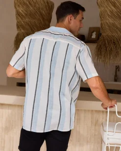 New Harbour Short Sleeve Shirt Tops & T-Shirts|Linen Blend