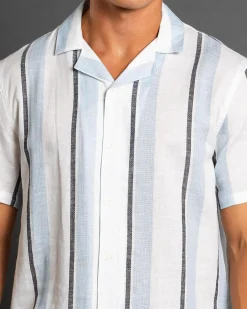 New Harbour Short Sleeve Shirt Tops & T-Shirts|Linen Blend