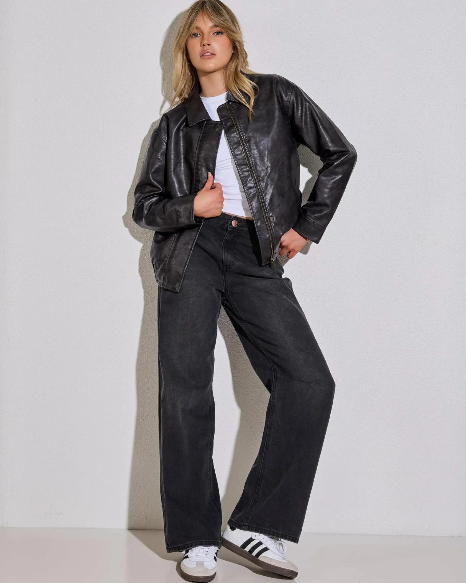 Best Harley Faux Leather Jacket Women Jackets & Coats