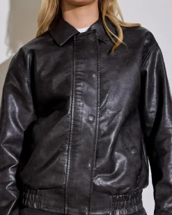Best Harley Faux Leather Jacket Women Jackets & Coats