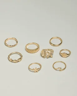 Jewelry*Karyn In LA Harley Ring Pack Gold