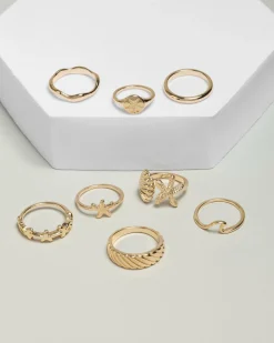 Jewelry*Karyn In LA Harley Ring Pack Gold