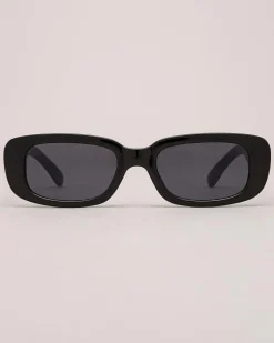 Sunglasses*Indie Eyewear Harlow Sunglasses Shiny Black/smoke