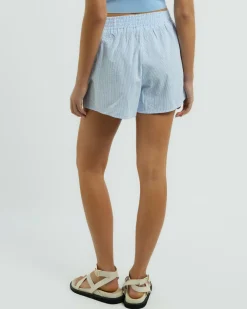 Bottoms*Ava And Ever Harvey Shorts Blue Stripe