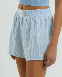 Bottoms*Ava And Ever Harvey Shorts Blue Stripe