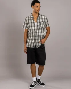 Tops & T-Shirts*Dexter Haunt Short Sleeve Shirt Black/grey Check