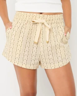 Bottoms*Mooloola Havanna Shorts Sand Floral