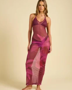 Sale Haven Mesh Long Cover Up Women Beach Covers & Overswim