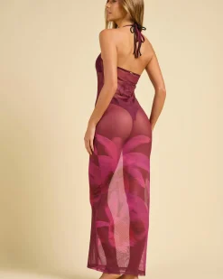 Sale Haven Mesh Long Cover Up Women Beach Covers & Overswim