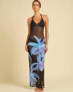 Online Haven Mesh Long Cover Up Women Beach Covers & Overswim