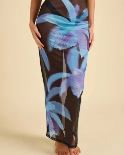 Online Haven Mesh Long Cover Up Women Beach Covers & Overswim