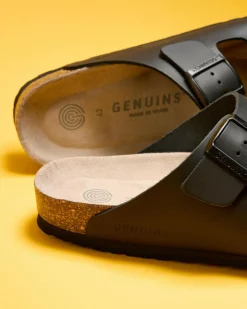 Discount Hawaii Oiled Leather Sandals Slides