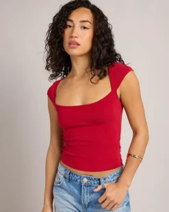 Tops*Mooloola Haylee Top Berry