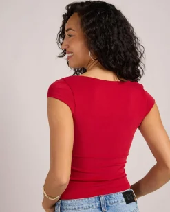 Tops*Mooloola Haylee Top Berry