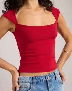 Tops*Mooloola Haylee Top Berry