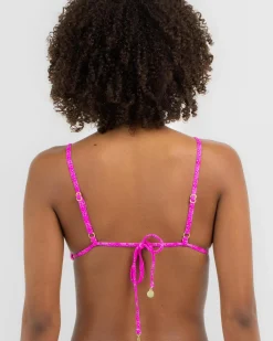 Bikinis*Topanga Heavenly Triangle Bikini Top Pink