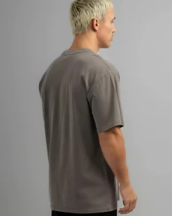 Tops & T-Shirts*AS Colour Heavy Faded T-Shirt Faded Grey
