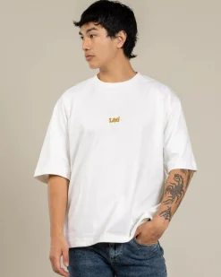 Tops & T-Shirts*Lee Heavy Hit Boxcut T-Shirt White