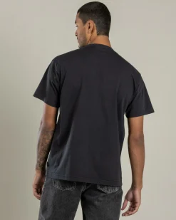 Tops & T-Shirts*Afends Heavy Petal Recycled T-Shirt Stone Black
