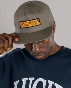 Headwear*Antihero Hecho Por Skate Snapback Cap Grey