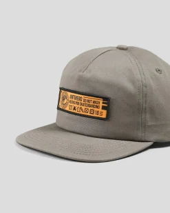 Headwear*Antihero Hecho Por Skate Snapback Cap Grey