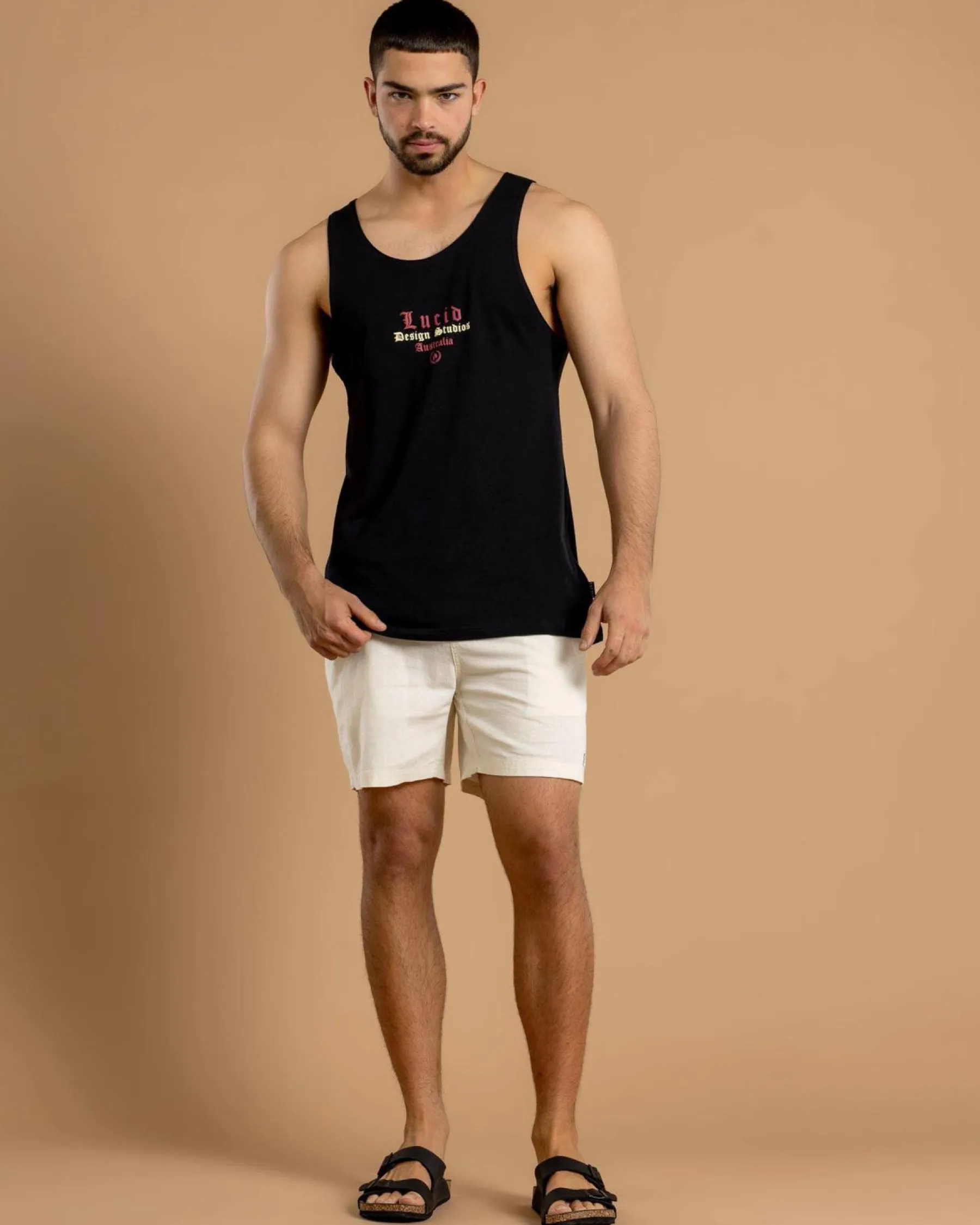 Tops & T-Shirts*Lucid Hellion Singlet Black
