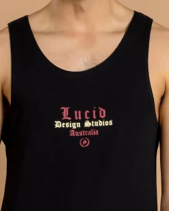 Tops & T-Shirts*Lucid Hellion Singlet Black