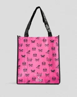 Bags*City Beach Helmsman Eco Bag Pink/black