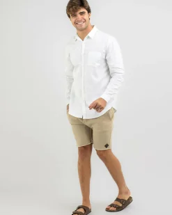 Tops & T-Shirts*Skylark Hemp Long Sleeve Shirt White