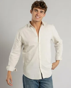 New Hemp Long Sleeve Shirt Tops & T-Shirts