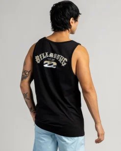 Tops & T-Shirts*Billabong Heritage Arch Singlet Black