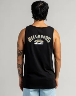 Tops & T-Shirts*Billabong Heritage Arch Singlet Black