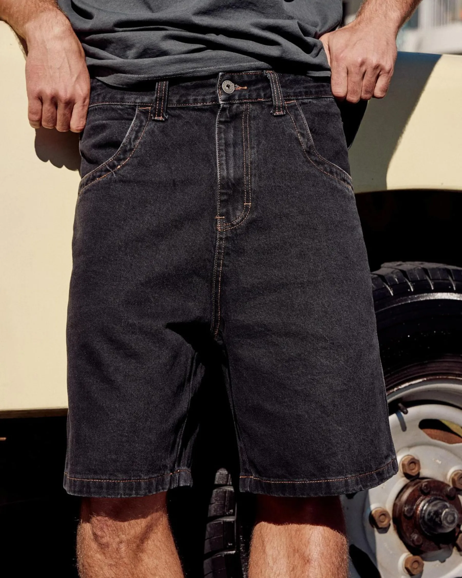 New Heritage Denim Shorts Denim|Shorts & Bottoms