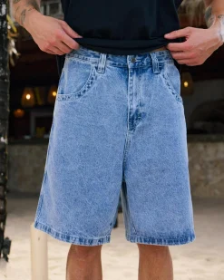 Denim|Shorts & Bottoms*Jacks Heritage Denim Shorts Mid Blue