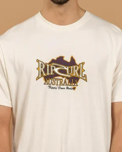 Tops & T-Shirts*Rip Curl Heritage Desto T-Shirt Bone