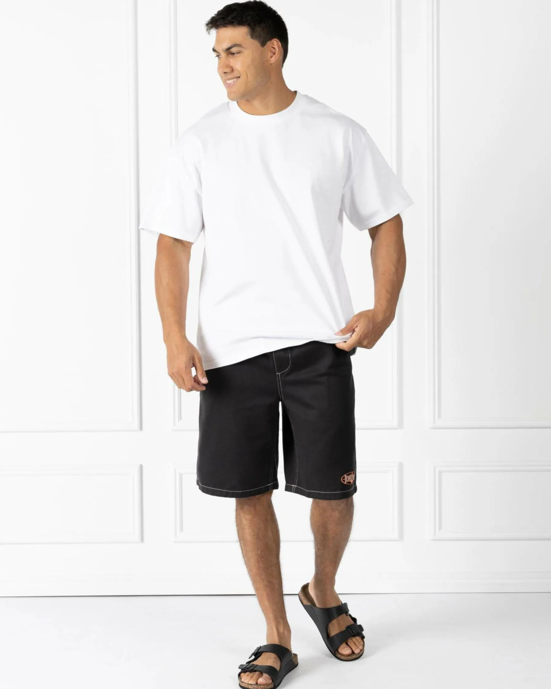 Shorts & Bottoms*Rip Curl Heritage Volley Walk Shorts Black