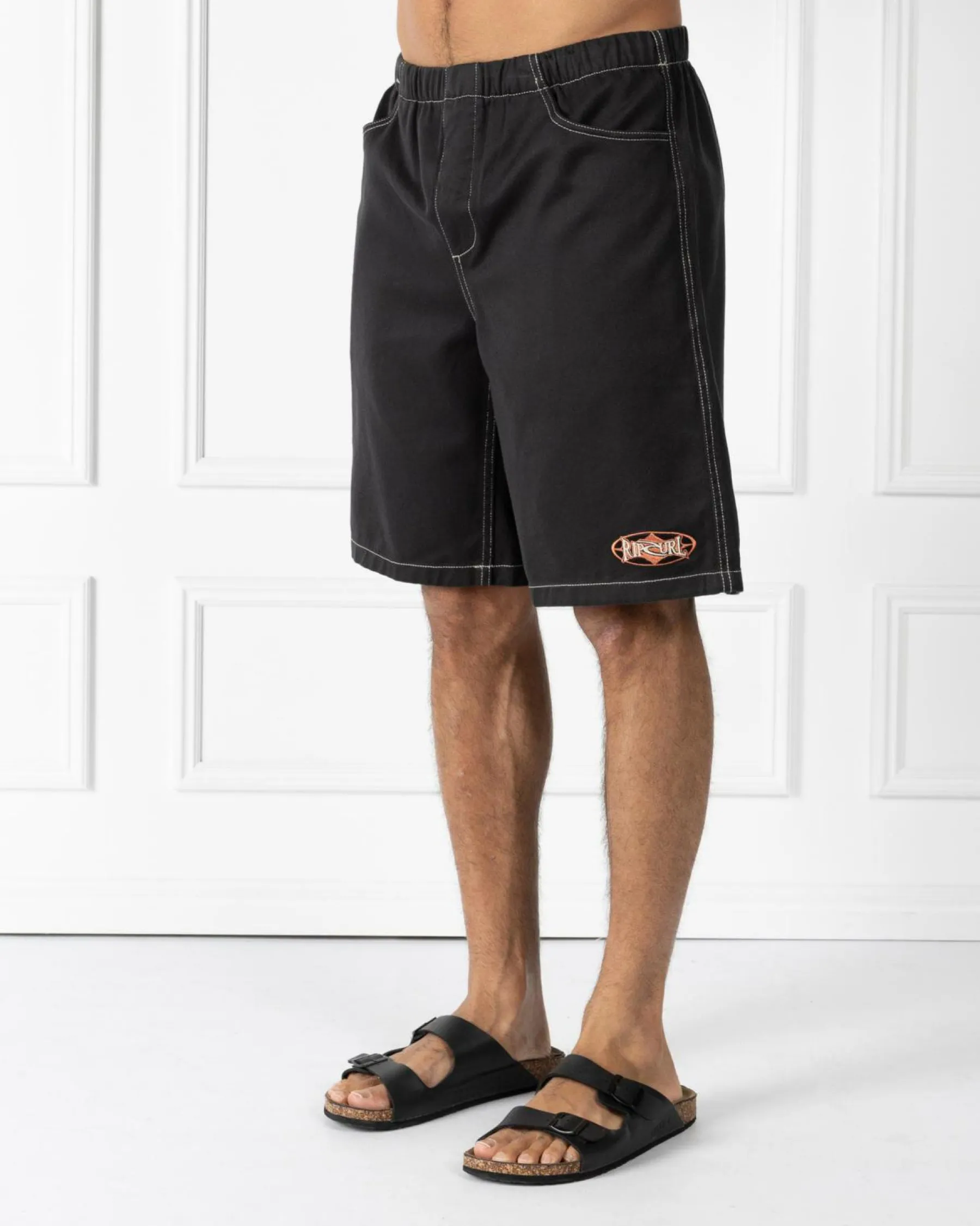 Shorts & Bottoms*Rip Curl Heritage Volley Walk Shorts Black