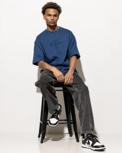 Hot Hero Monologo Embroidered T-Shirt Tops & T-Shirts