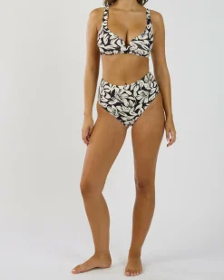 Bikinis*Billabong Hi Times Dion DD Bralette Bikini Top Black Sands