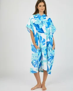 Clearance Hibis Hooded Towel Women Beach Accessories & Towels