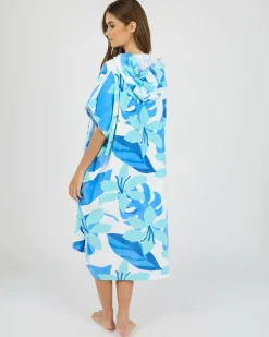 Clearance Hibis Hooded Towel Women Beach Accessories & Towels