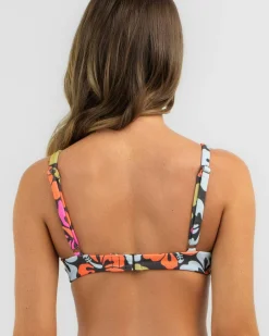 Best Hibiscus Heat D-DD Balconette Bikini Top Women Bikinis