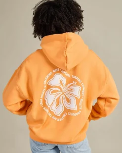Jumpers & Hoodies*Rip Curl Hibiscus Heritage Hoodie Light Orange