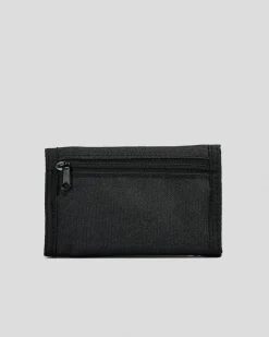 Wallets*Salty Life Hidden Paradise Tri-Fold Wallet Black