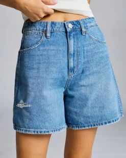 Sale High A-Line Shorts Women Denim|Bottoms