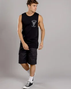 Tops & T-Shirts*Dexter High Calibre Muscle Tank Black